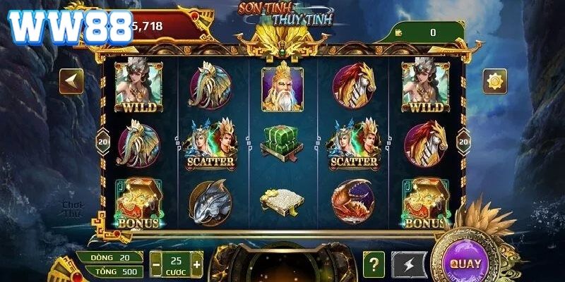 Điều gì khiến game slot Sơn Tinh Thủy Tinh làm mưa làm gió?